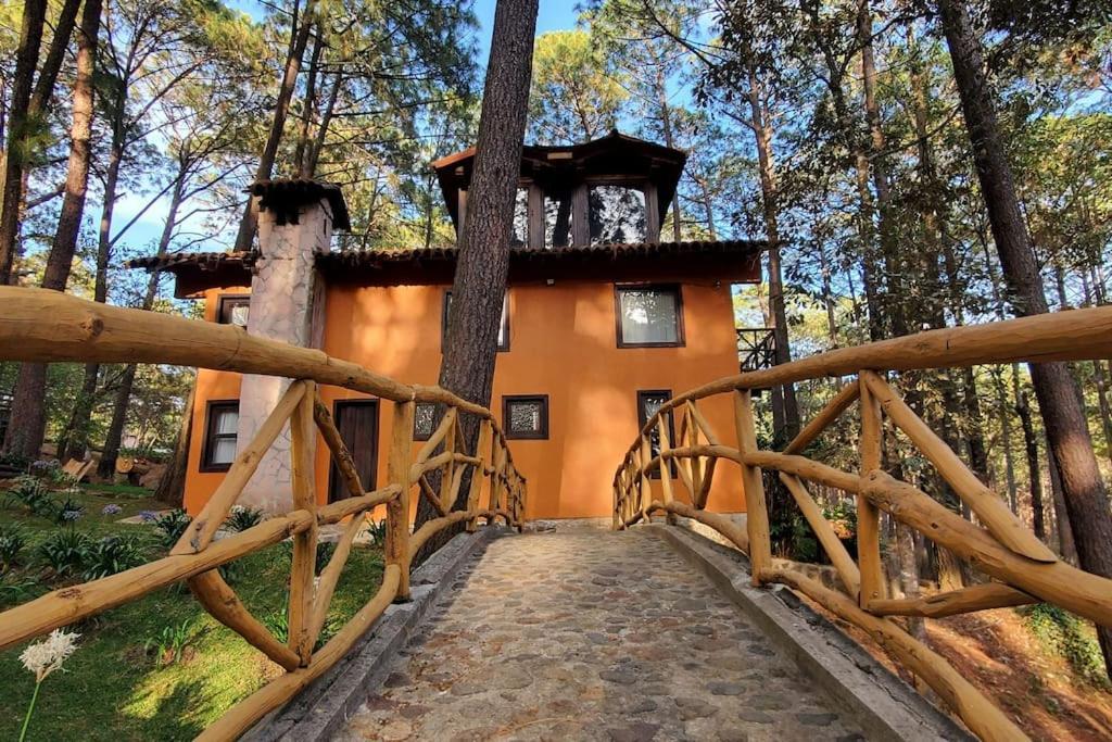 Cabana Rustica A 1Km De Cascada Mazamitla Εξωτερικό φωτογραφία
